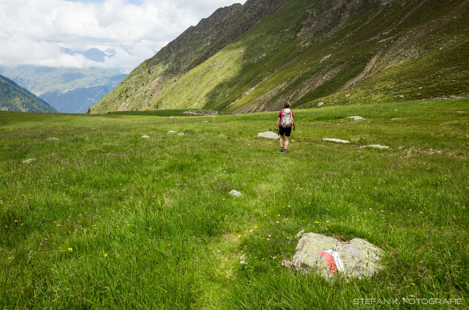 Unterhalb des Sailer Jochs